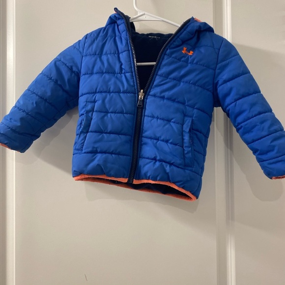 Under Armour Other - Under Armour Storm Puffer Jacket with Orange Accents size 3T